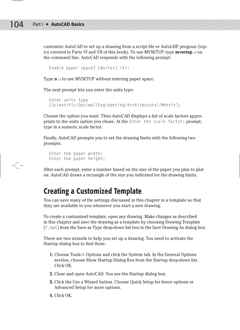 image for page AutoCAD Basics Unit Types