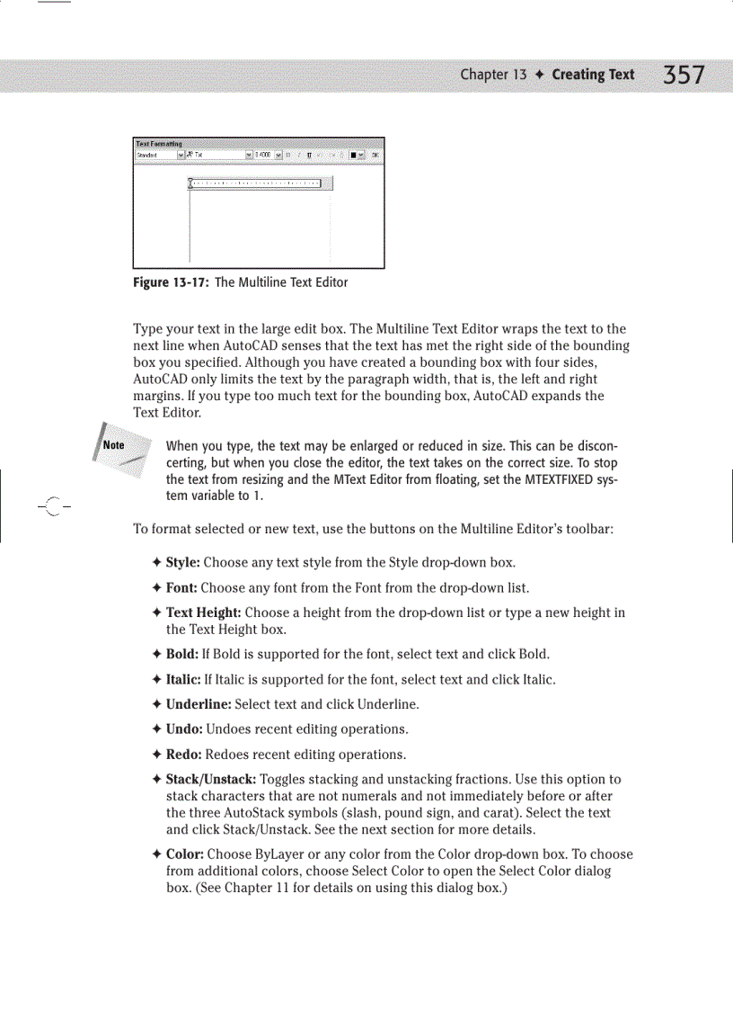 image for page Drawing in Two Dimensions Step by Step Creating Text Styles