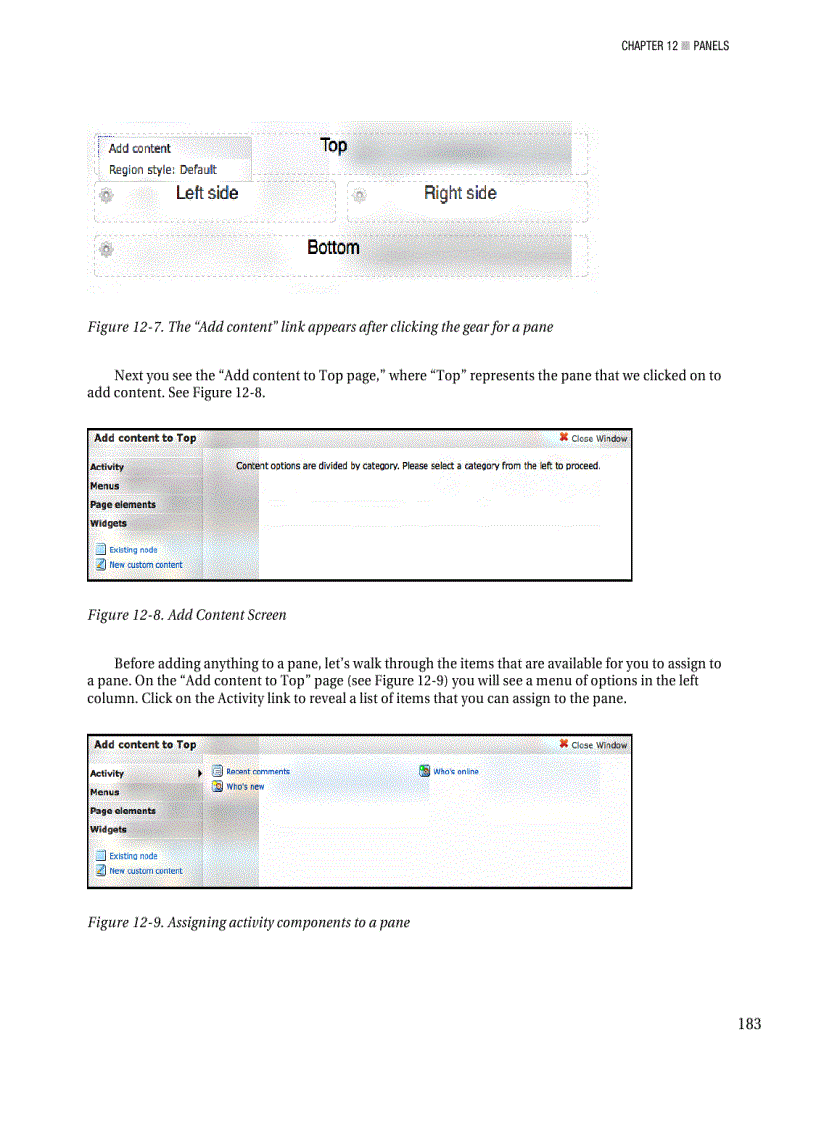 image for page Creating a new panel page