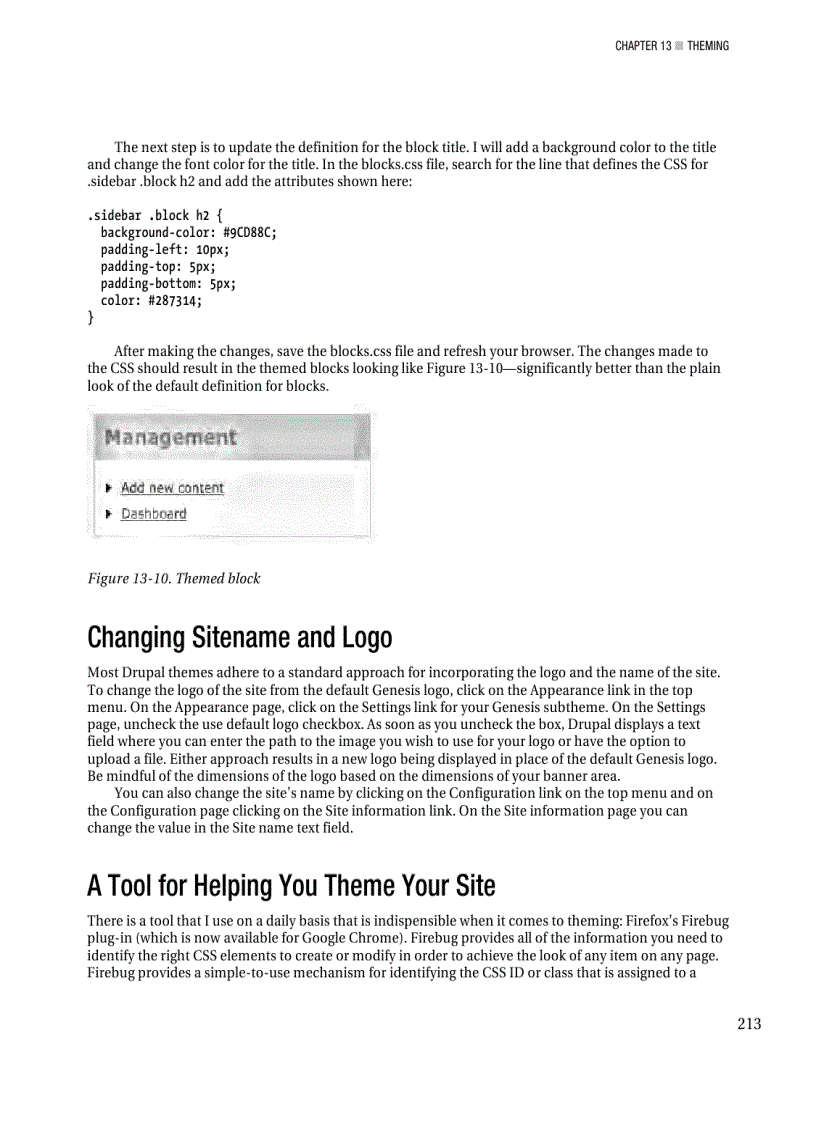 image for page Changing Sitename and Logo