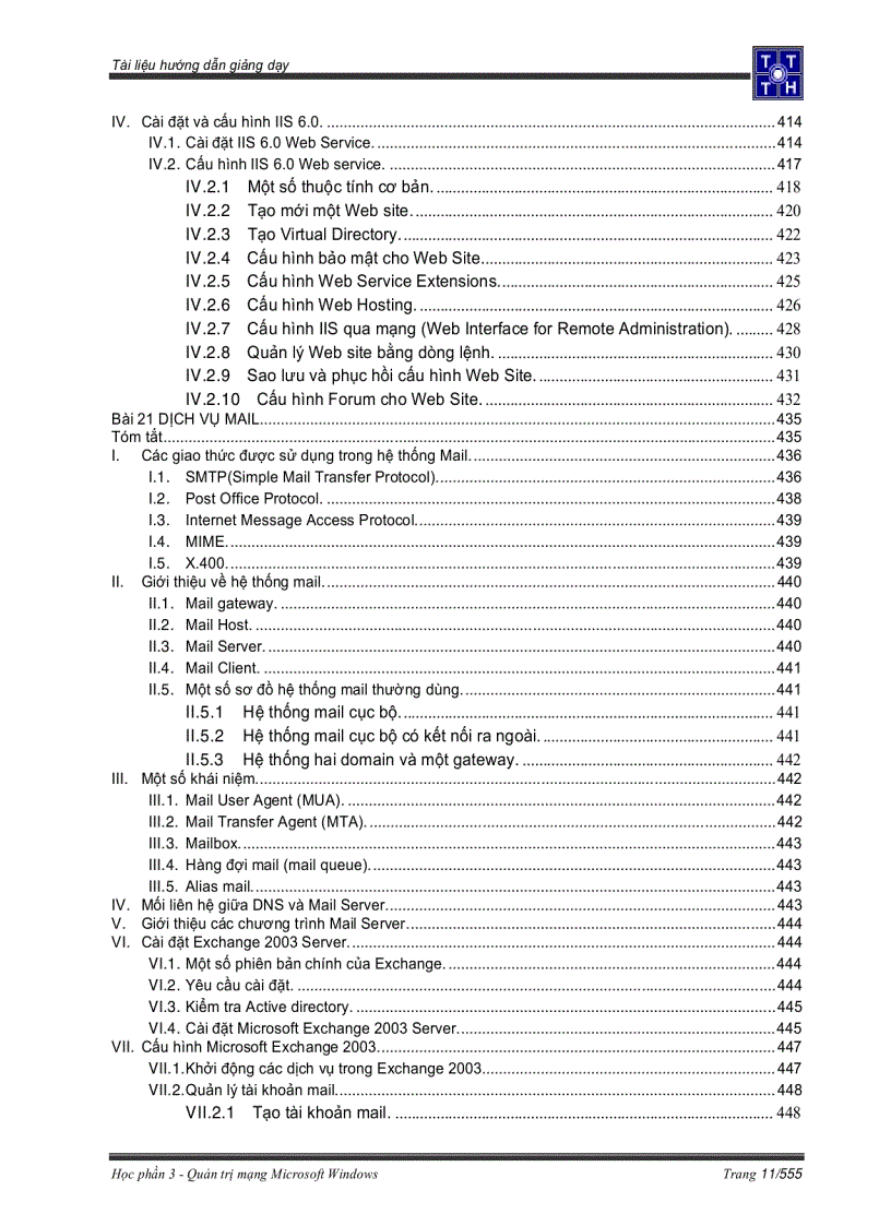image for page Tài Liệu Quản Trị Mạng Trên Windows 2003