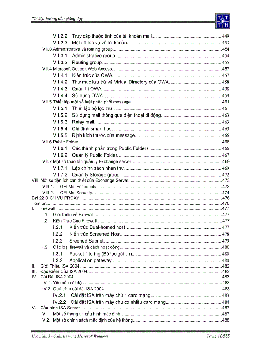 image for page Tài Liệu Quản Trị Mạng Trên Windows 2003