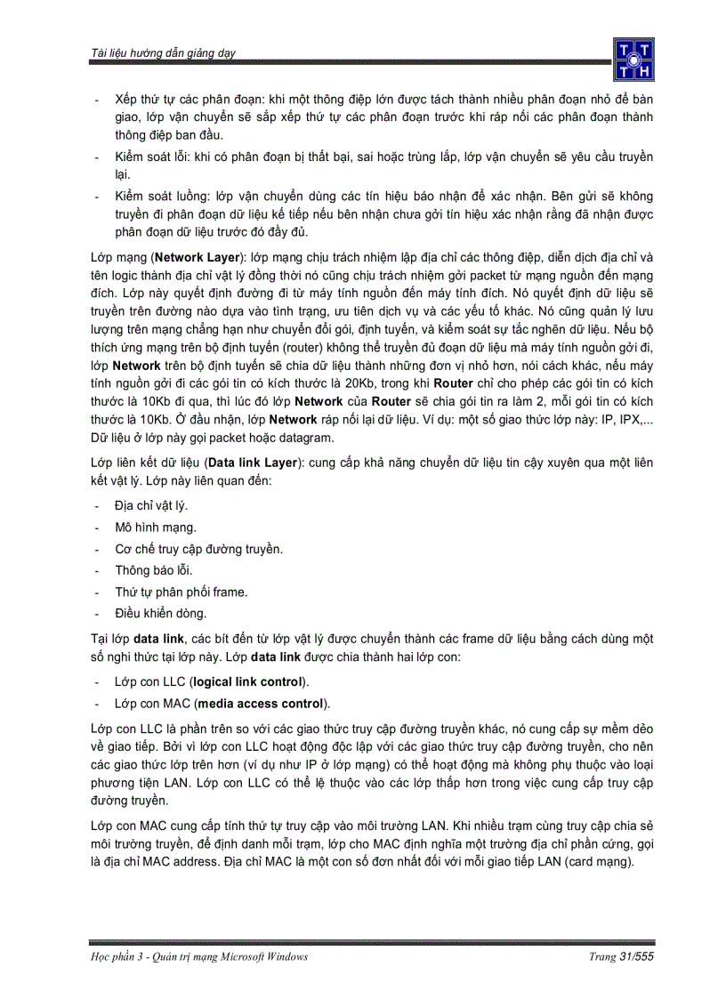 image for page Tài Liệu Quản Trị Mạng Trên Windows 2003