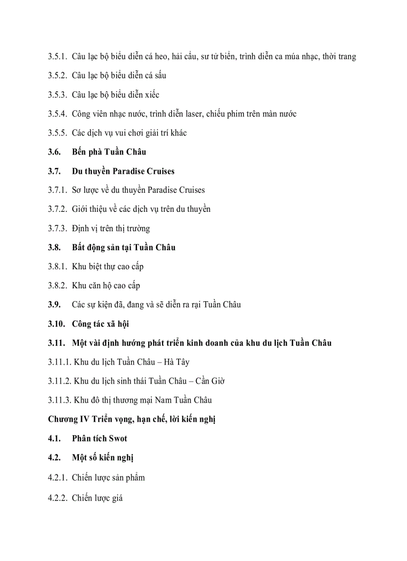 image for page Đề cương bước đầu tìm hiểu về tình hình kinh doanh du lịch tại khu du lịch tuần châu