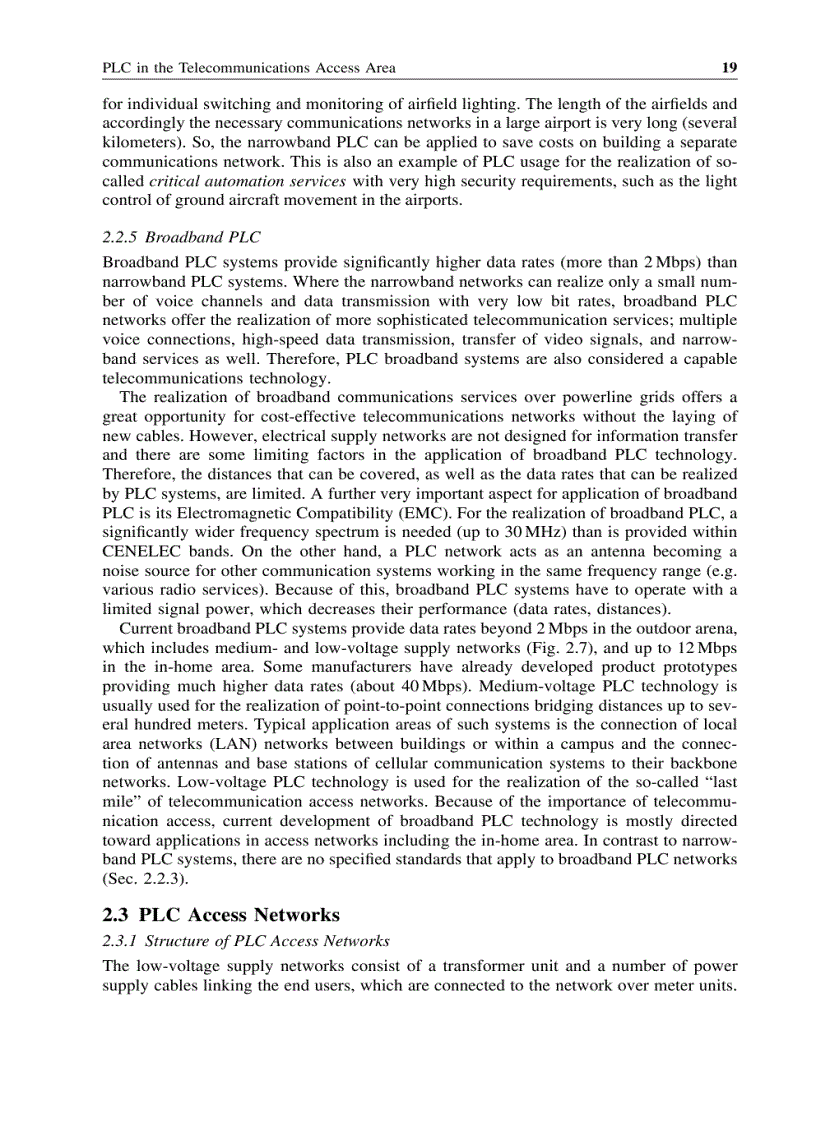 image for page Powerline Communications Systems