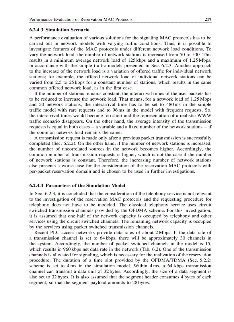 image for page Performance Evaluation of Reservation MAC Protocols Simulation Scenario
