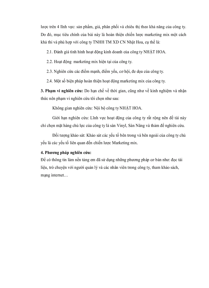 image for page Đề cương Hoàn thiện hoạt động marketing mix tại công ty tnhh tm xd cn nhật hoa