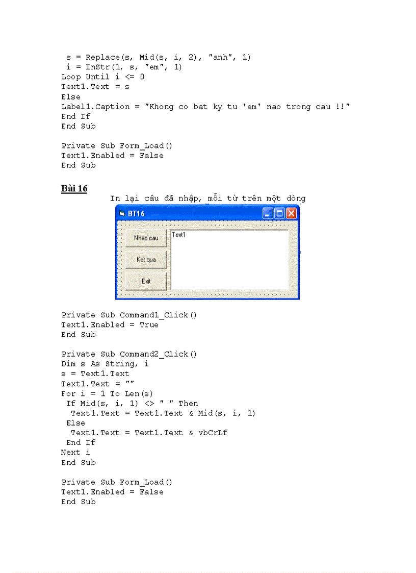 image for page 10 Bài Tập Mẫu Lập Trình Visual Basic