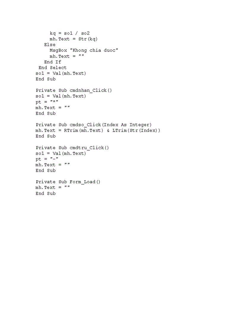 image for page 10 Bài Tập Mẫu Lập Trình Visual Basic