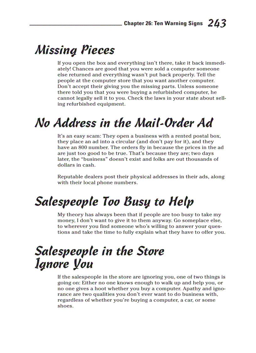 image for page Ten Common Mistakes Made By First Time Computer Buyers