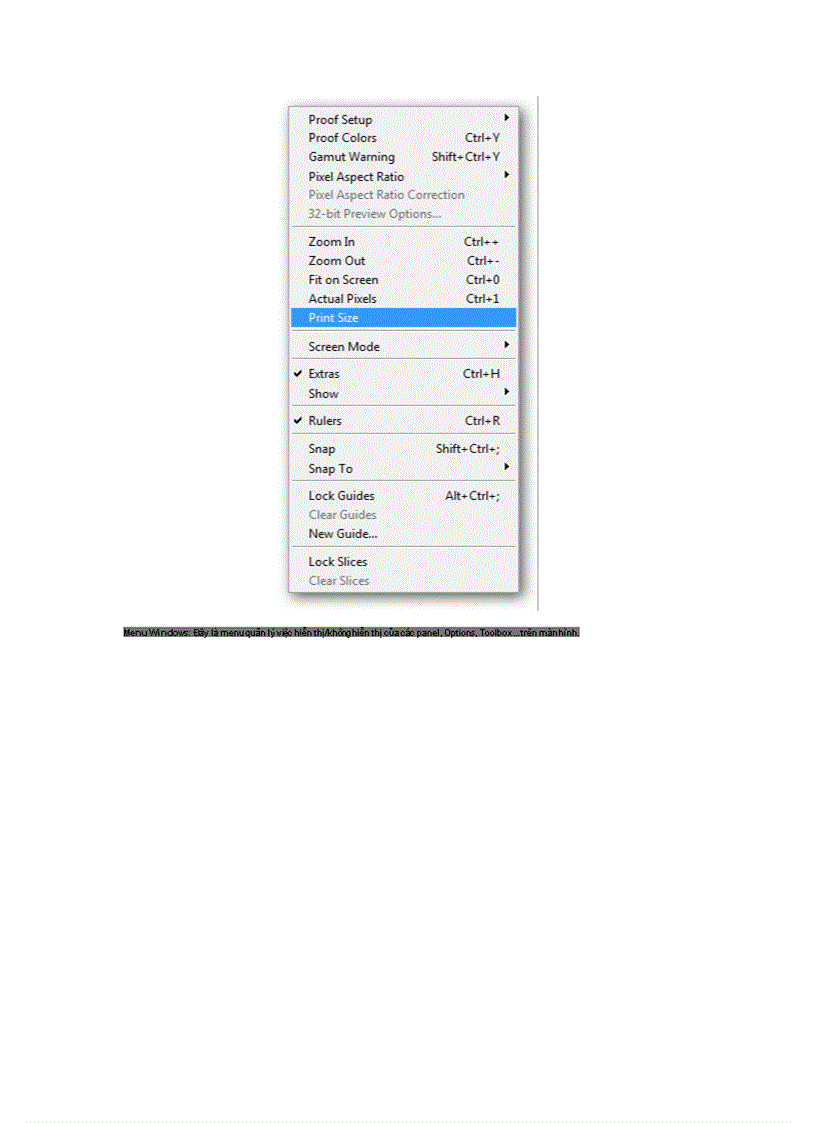 image for page Hướng dẫn sử dụng Photoshop CS5 Phần 4 Các menu cơ bản