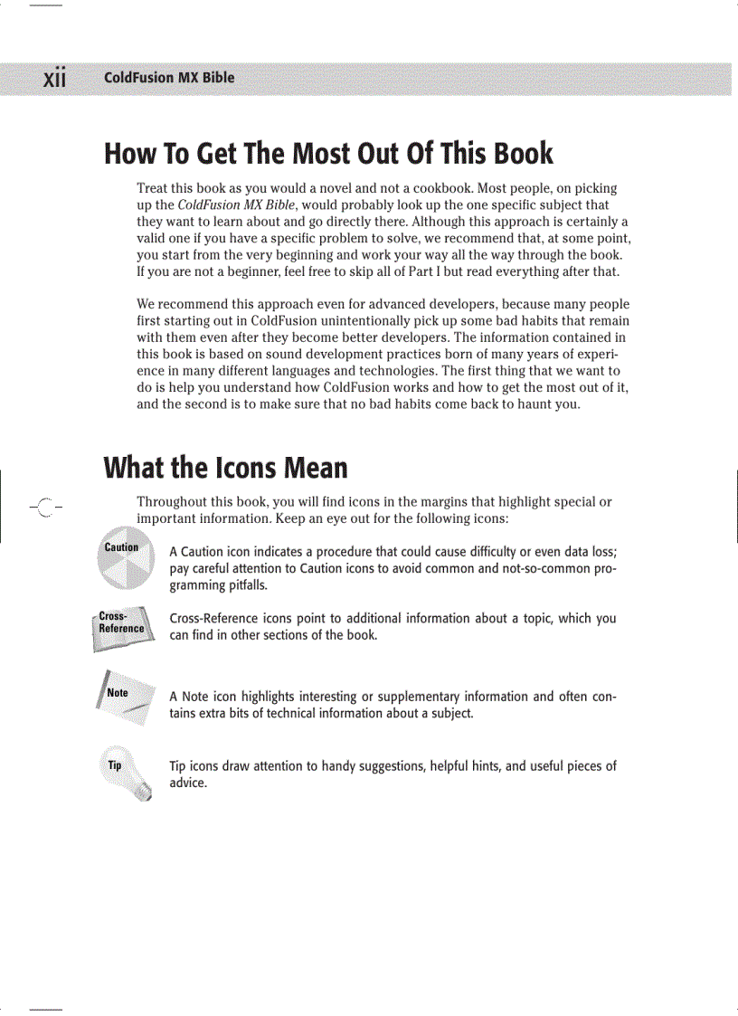 image for page ColdFusion MX Bible Adam Phillip Churvis Hal Helms Charles Arehart David Churvis