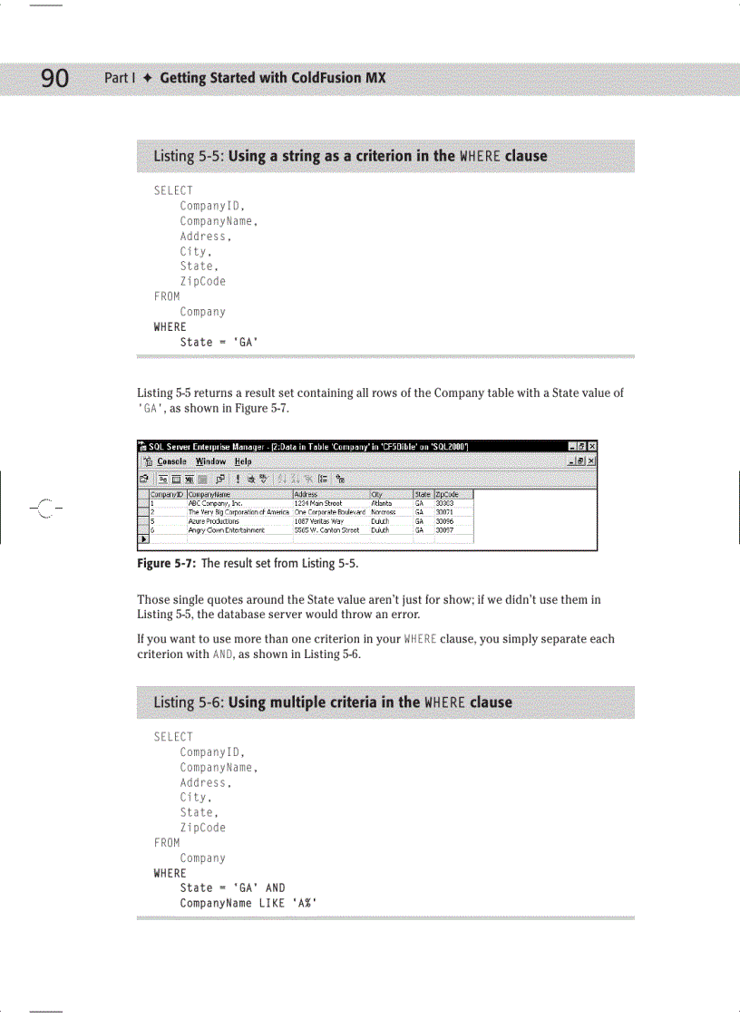 image for page Getting Started with ColdFusion MX