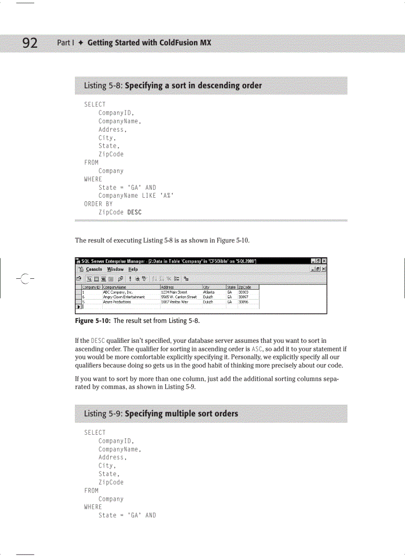 image for page Getting Started with ColdFusion MX