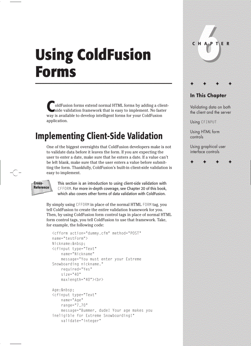 image for page Getting Started with ColdFusion MX