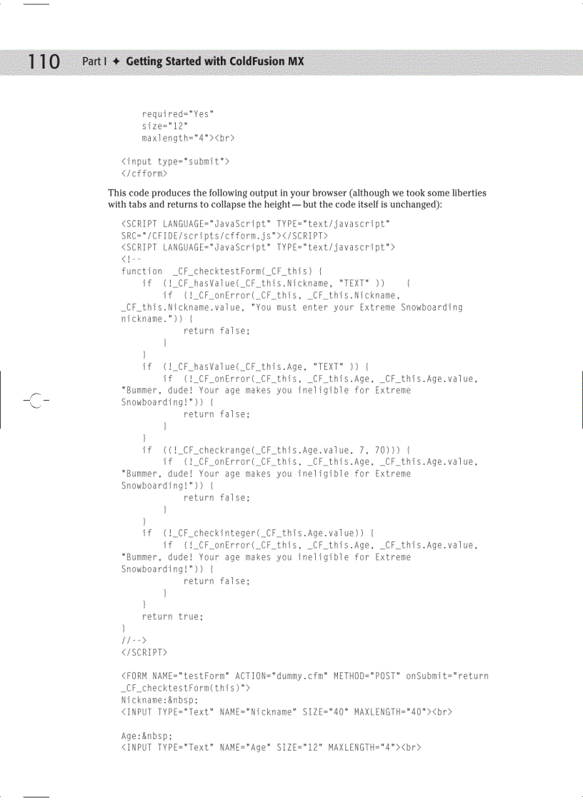 image for page Getting Started with ColdFusion MX