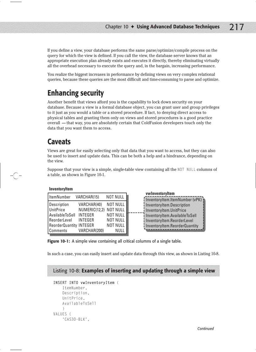 image for page Using ColdFusion MX with Databases