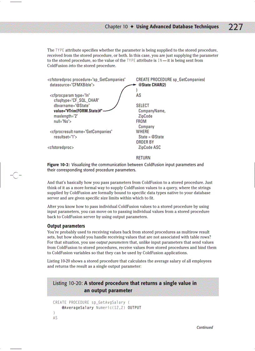 image for page Using ColdFusion MX with Databases
