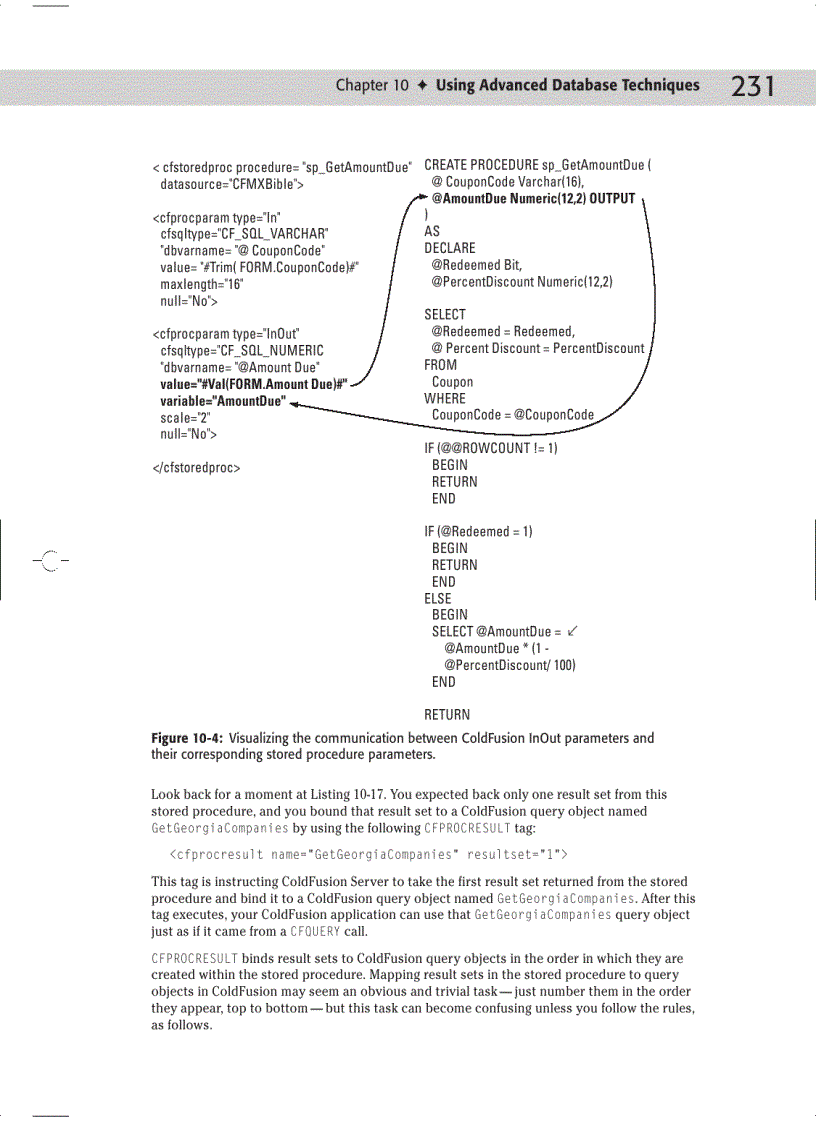 image for page Using ColdFusion MX with Databases