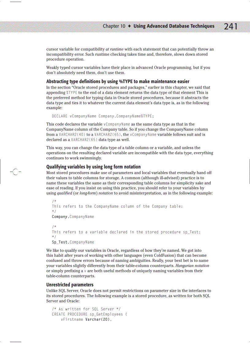 image for page Using ColdFusion MX with Databases