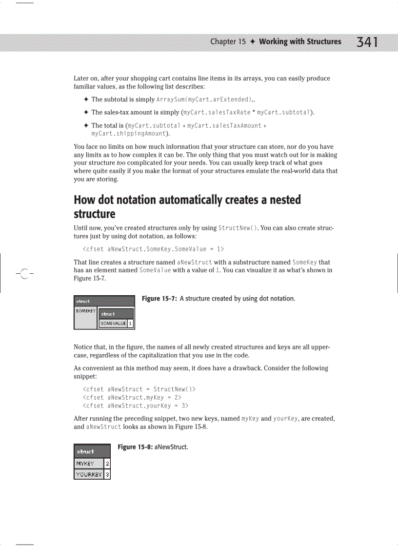 image for page Working with Structures