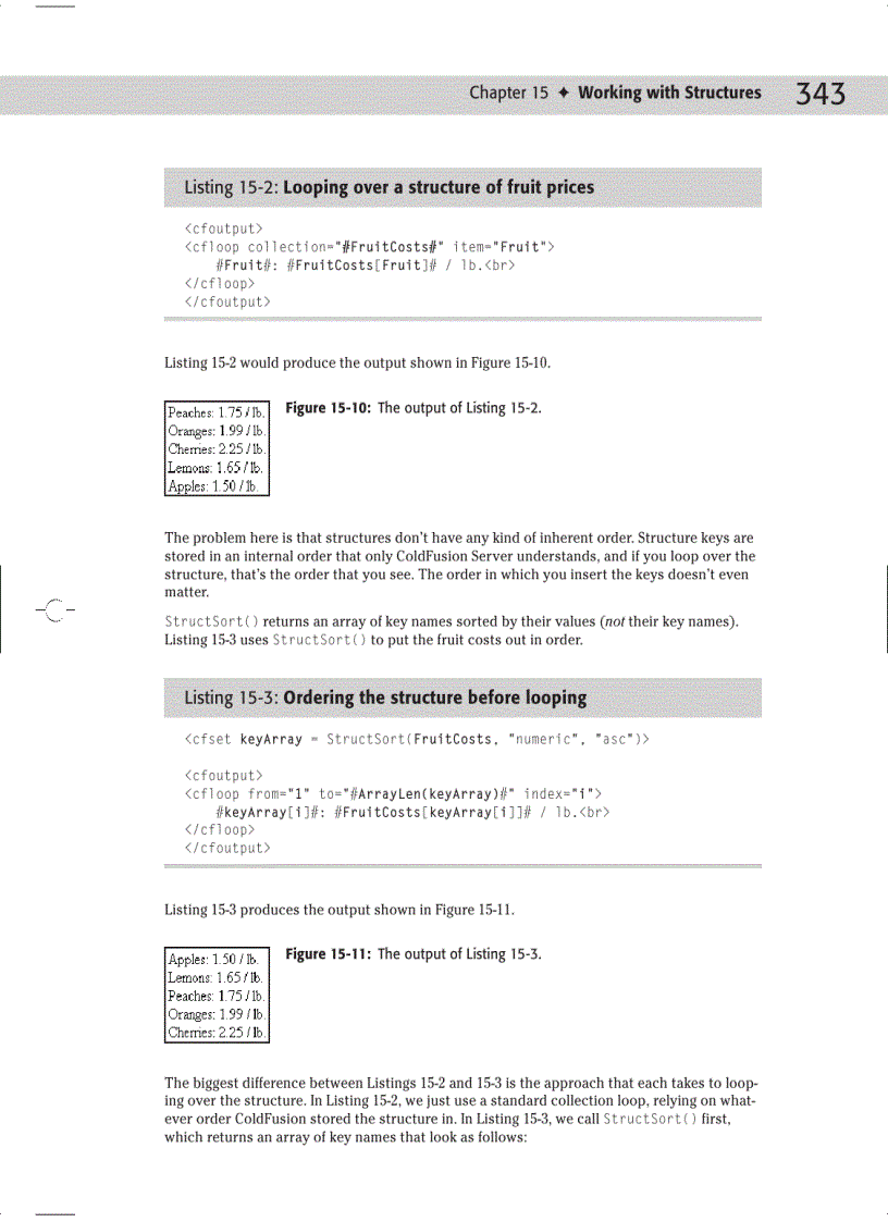 image for page Working with Structures