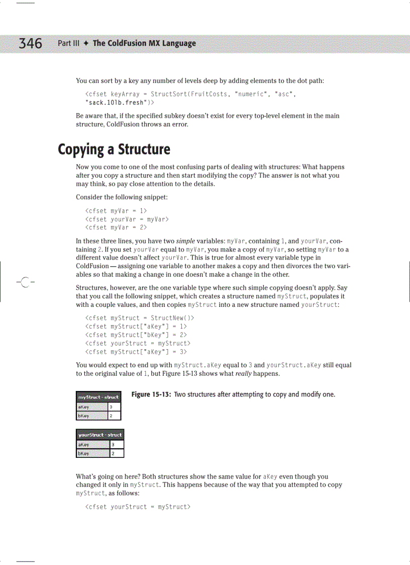 image for page Working with Structures
