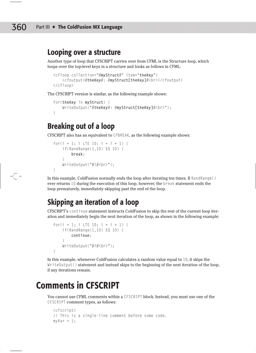 image for page Working with Structures