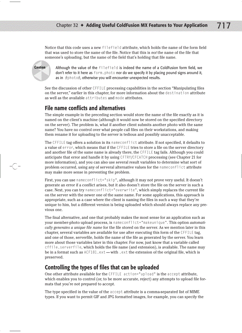 image for page Integrating ColdFusion MX with Other Technologies