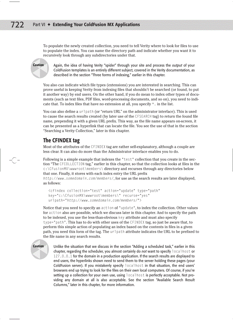 image for page Integrating ColdFusion MX with Other Technologies