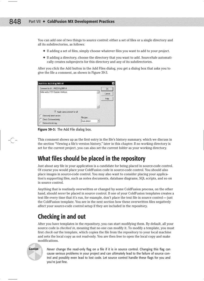 image for page ColdFusion MX Development Practices Figure