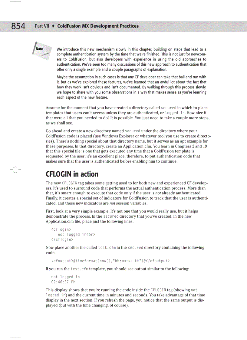 image for page ColdFusion MX Development Practices Figure