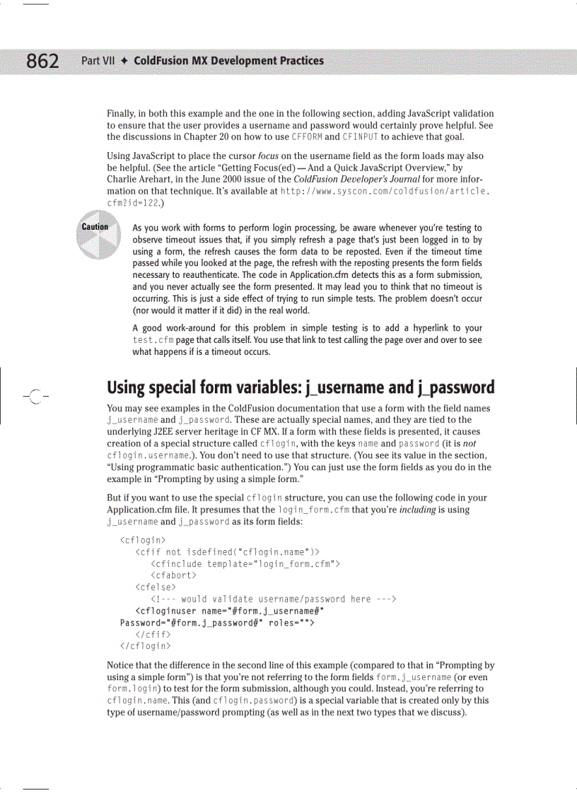 image for page ColdFusion MX Development Practices Figure