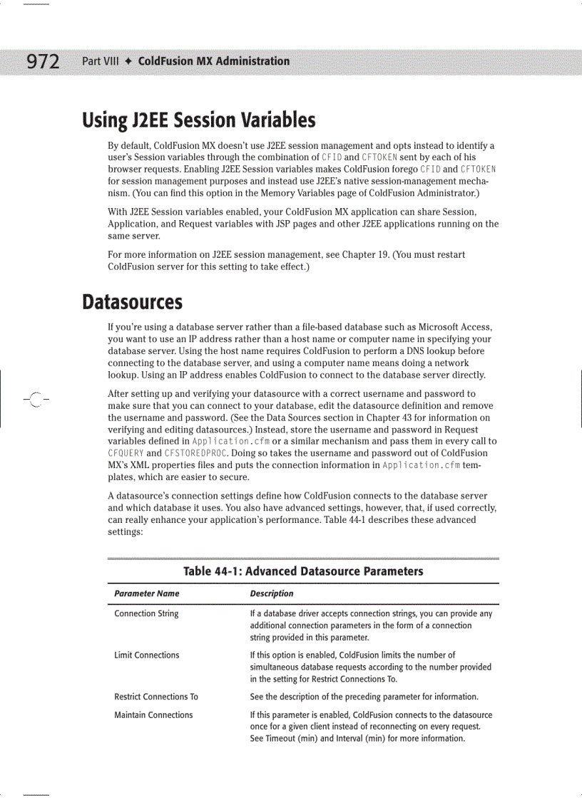 image for page Defining a new Oracle datasource