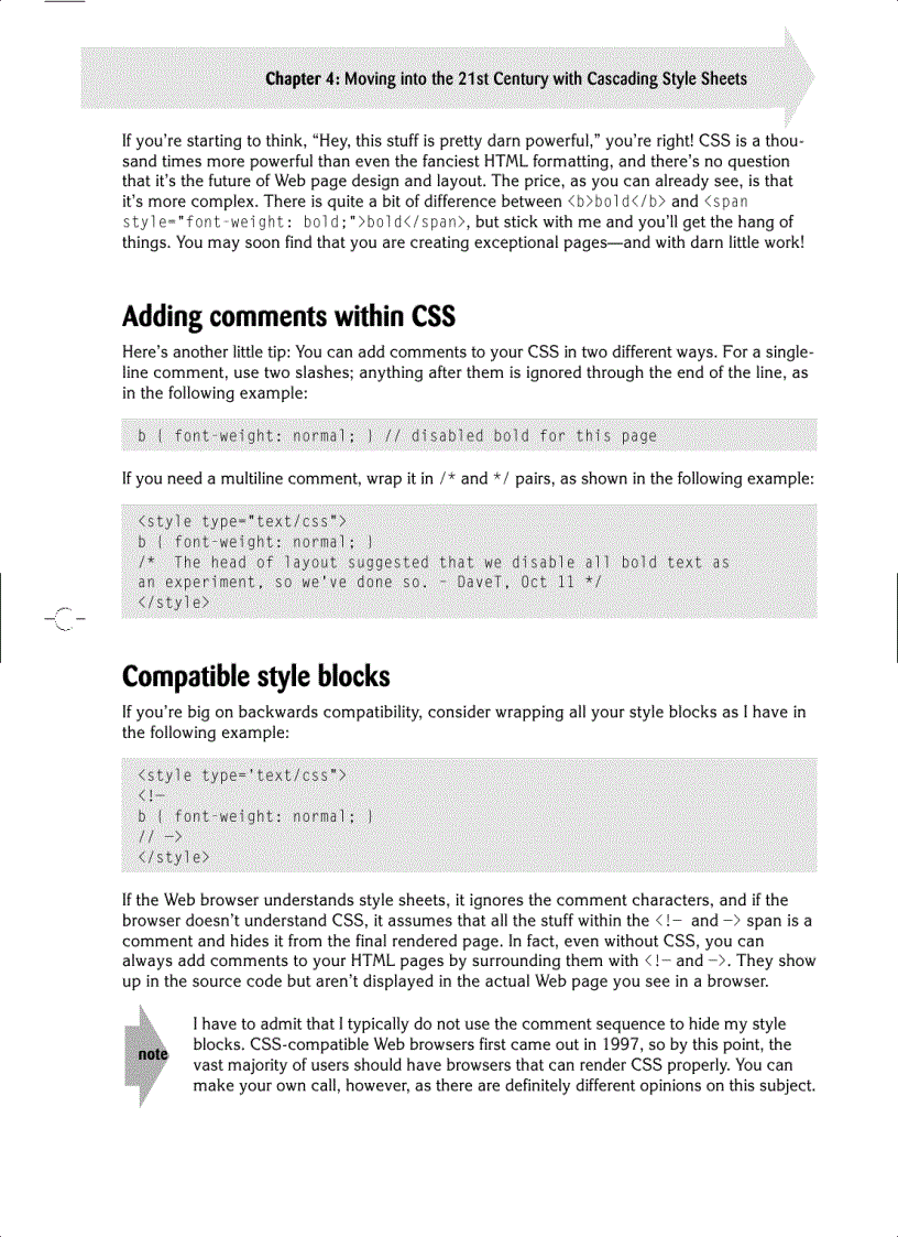 image for page Moving into the 21st Century with Cascading Style Sheets