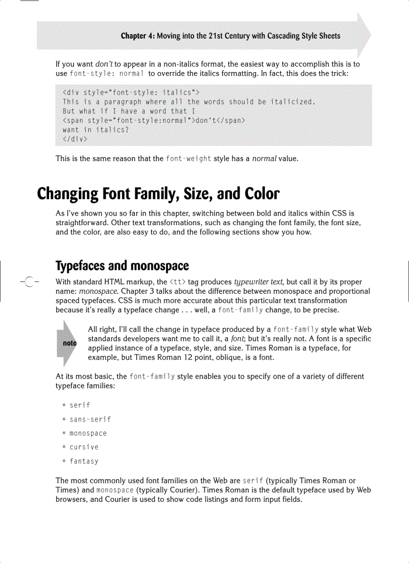 image for page Moving into the 21st Century with Cascading Style Sheets