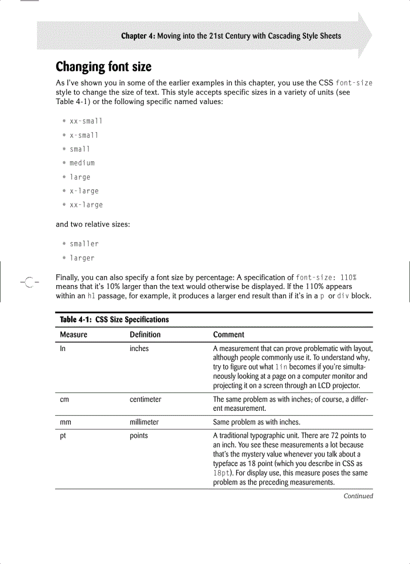image for page Moving into the 21st Century with Cascading Style Sheets
