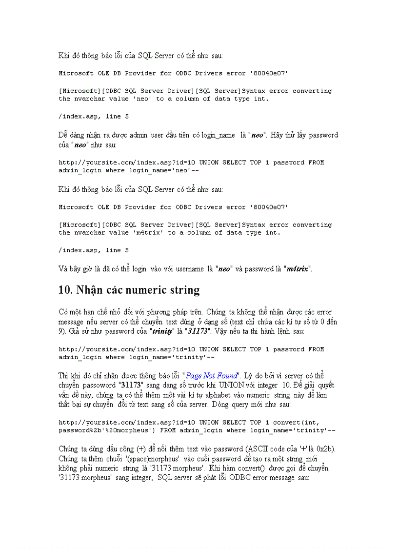 image for page SQL Injection là gì