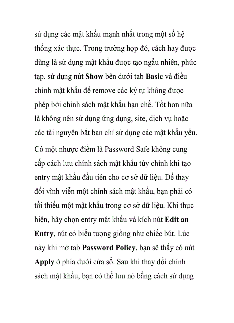 image for page Sử dụng Password Safe trong Windows 7