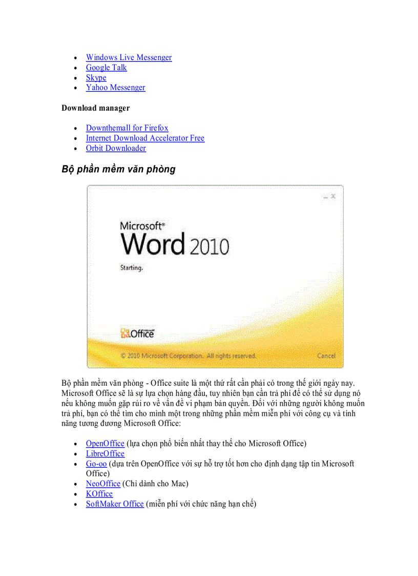 image for page Những phần mềm cần thiết sau khi cài đặt Windows