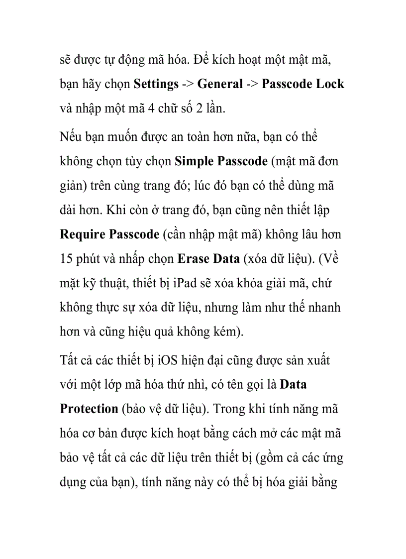 image for page Sử dụng iPad an toàn