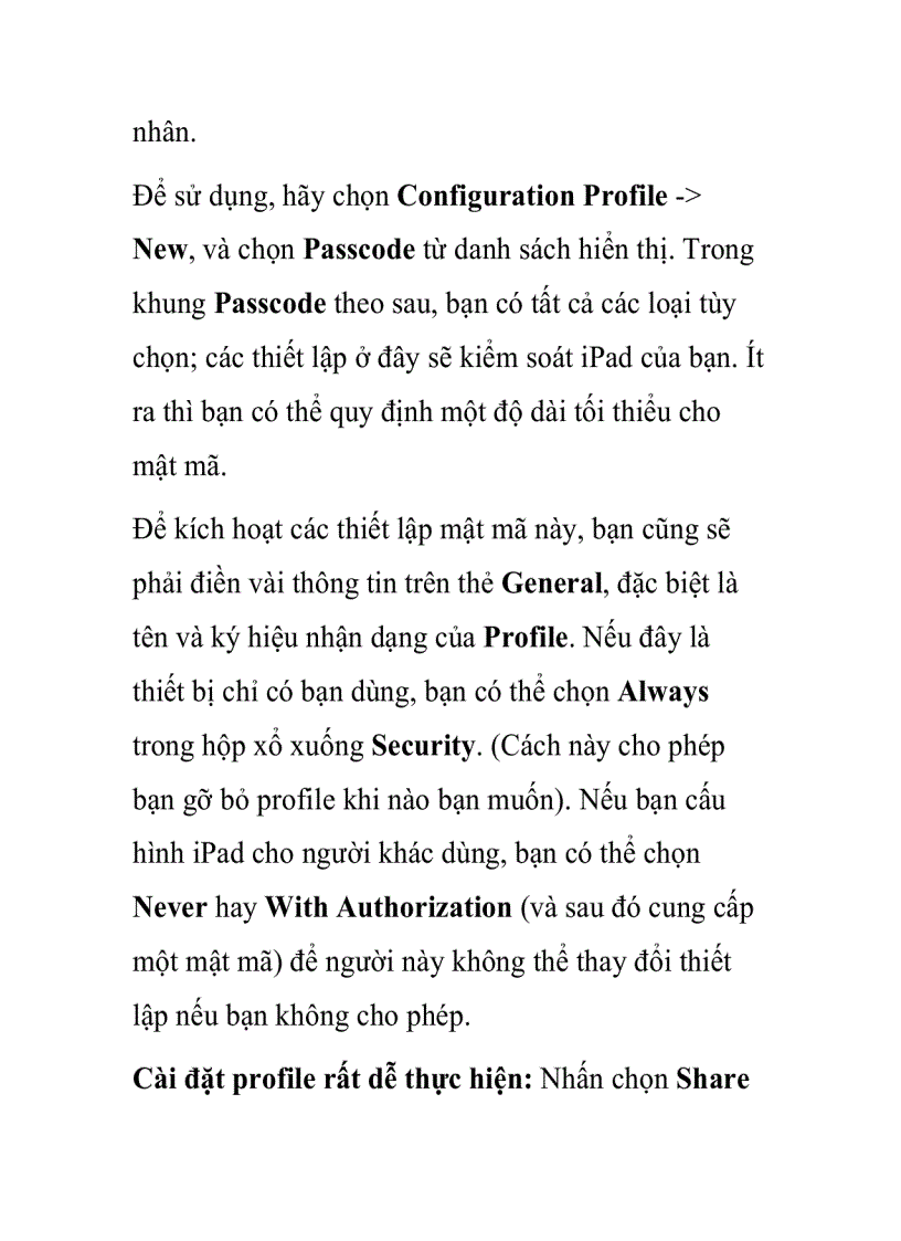 image for page Sử dụng iPad an toàn