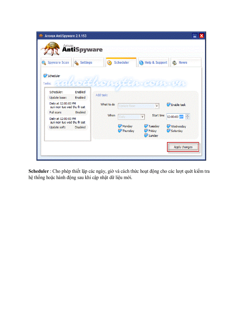 image for page Tìm diệt Spyware Malware Keyloggers với Arovax Antispyware