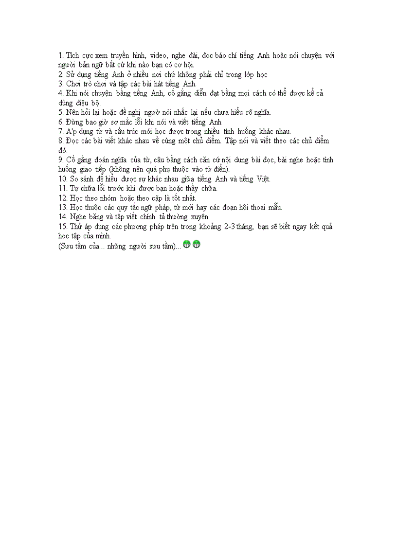 image for page 15 lời khuyên học tiếng Anh