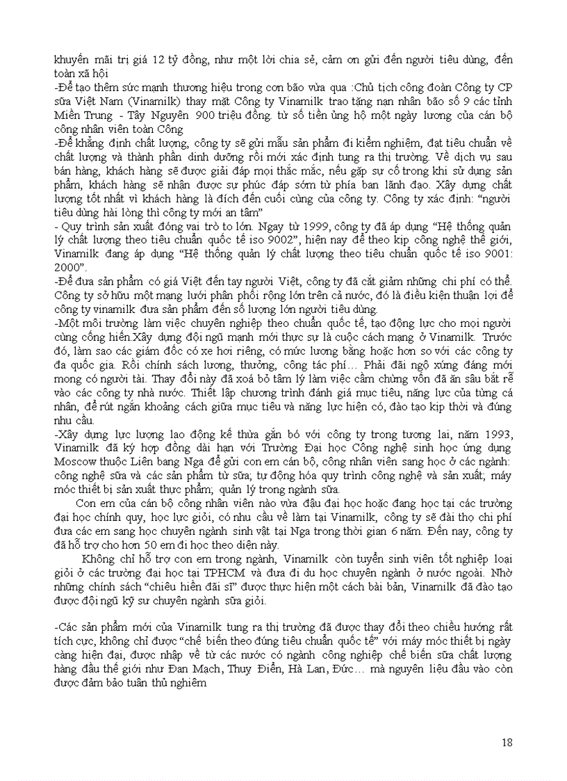 image for page Phân tích chiến lược công ty vinamilk