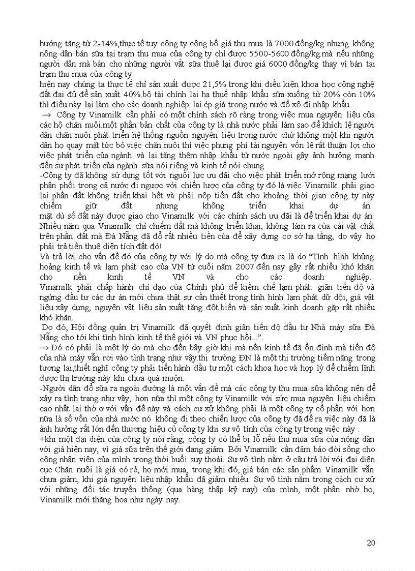 image for page Phân tích chiến lược công ty vinamilk