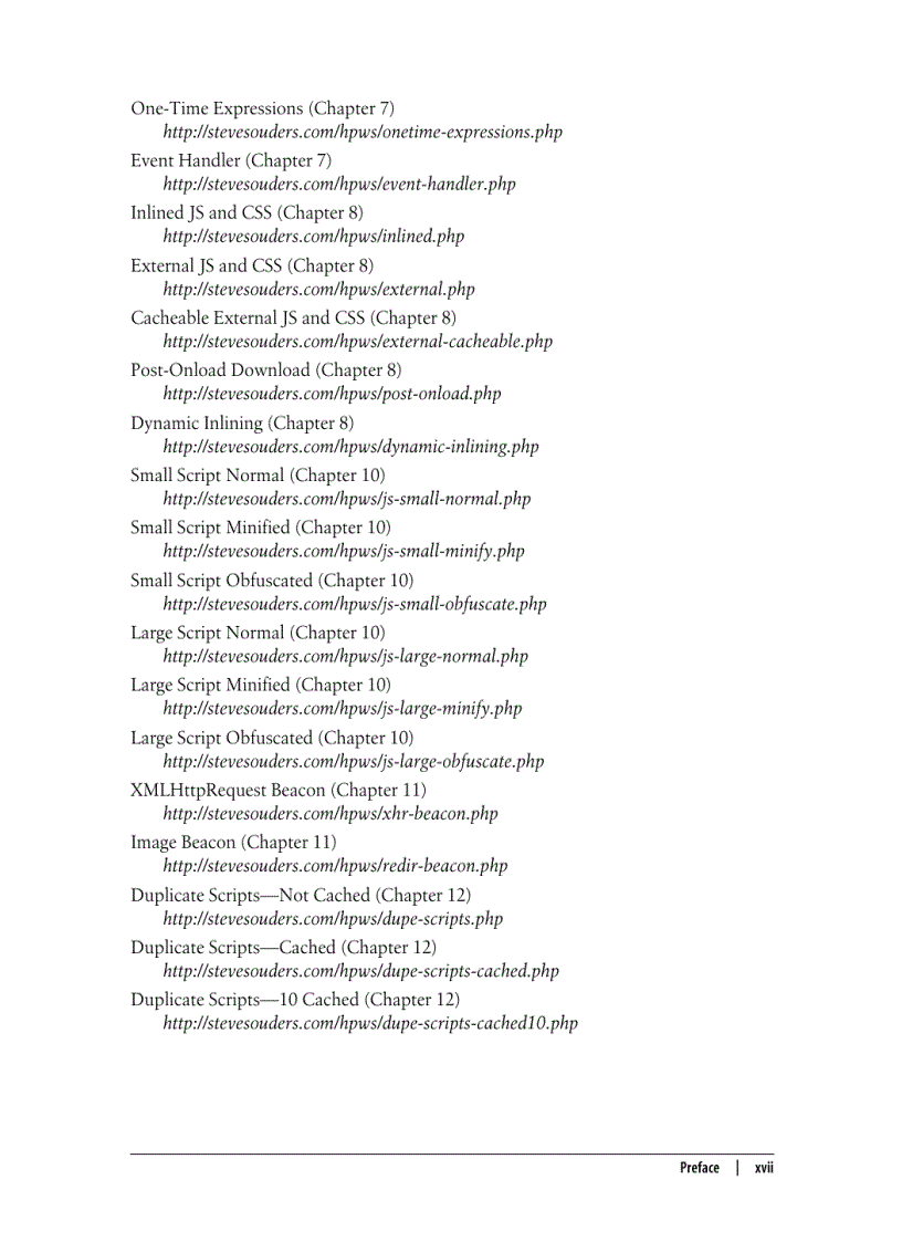 image for page Praise for High Performance Web Sites