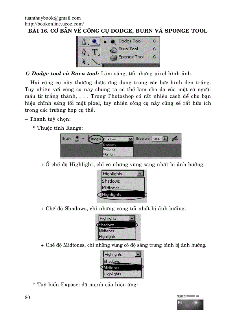 image for page Hướng dẫn họcPhotoshop CS3 1