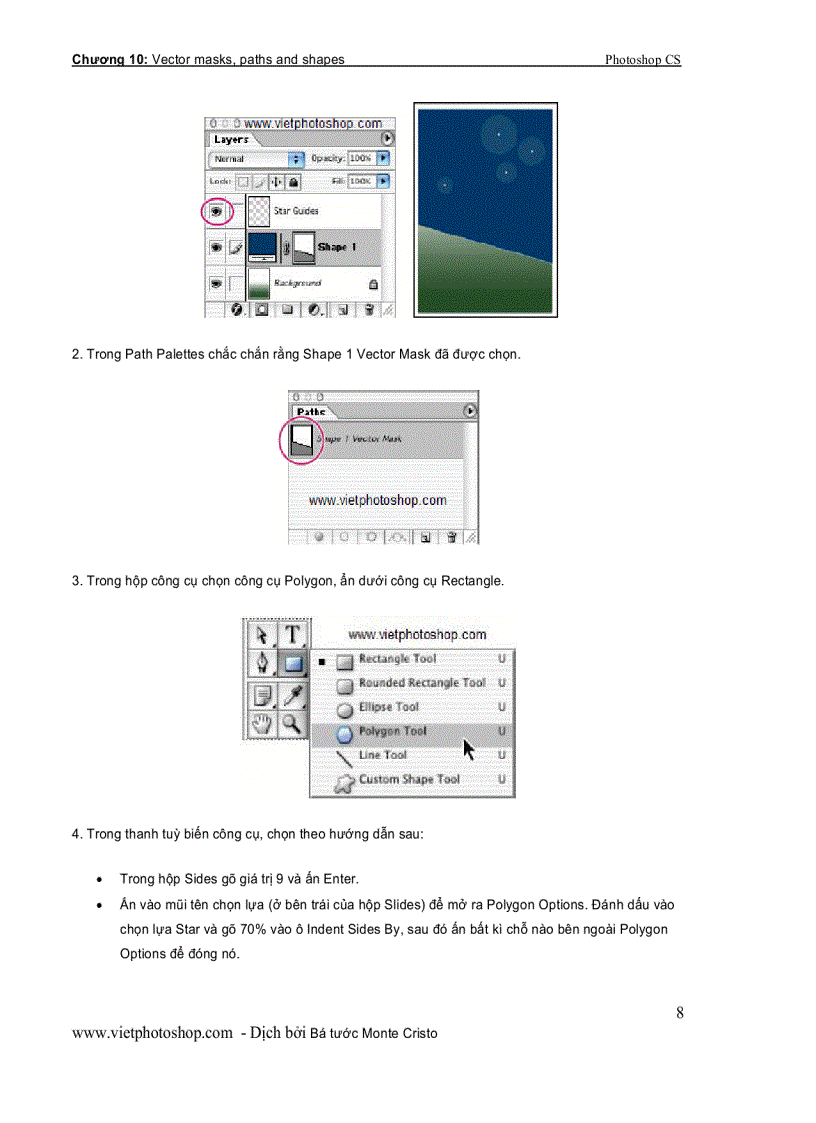 image for page Vector masks paths and shapes