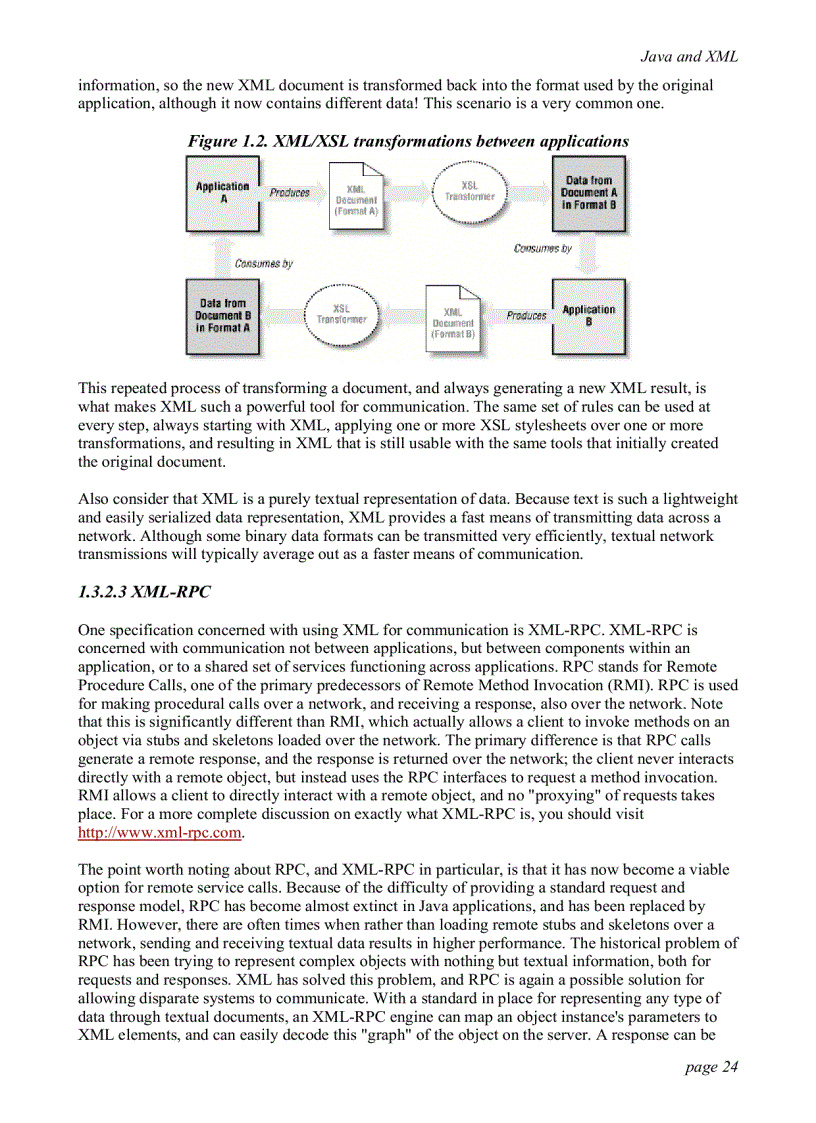 image for page Java and XML
